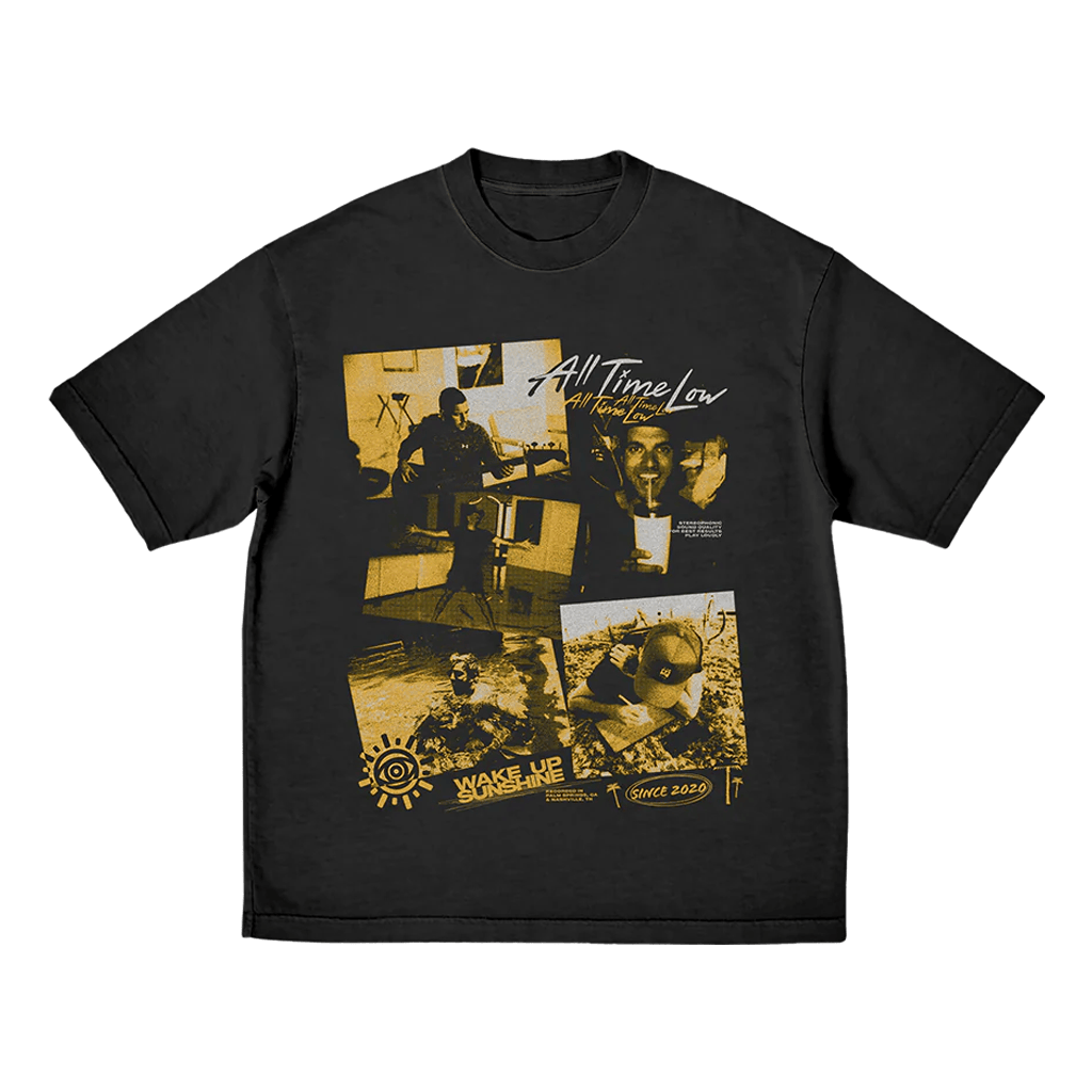 Alltimelowstore Merch Wake Up Sunshine Collage T-Shirt Cool Gifts For Music Lovers