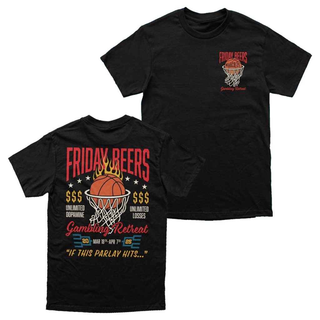 Almost Friday Merch Gambling Retreat T-Shirt Birthday Gifts For Boyfriend