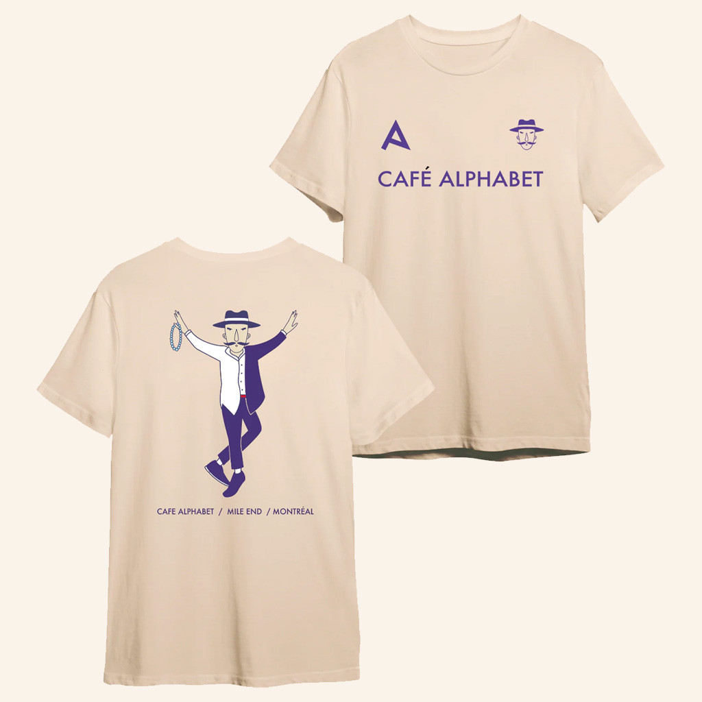 Ambros Coffee Merch Alphabet Mangas Barista T-Shirt Birthday Gift Ideas For Him