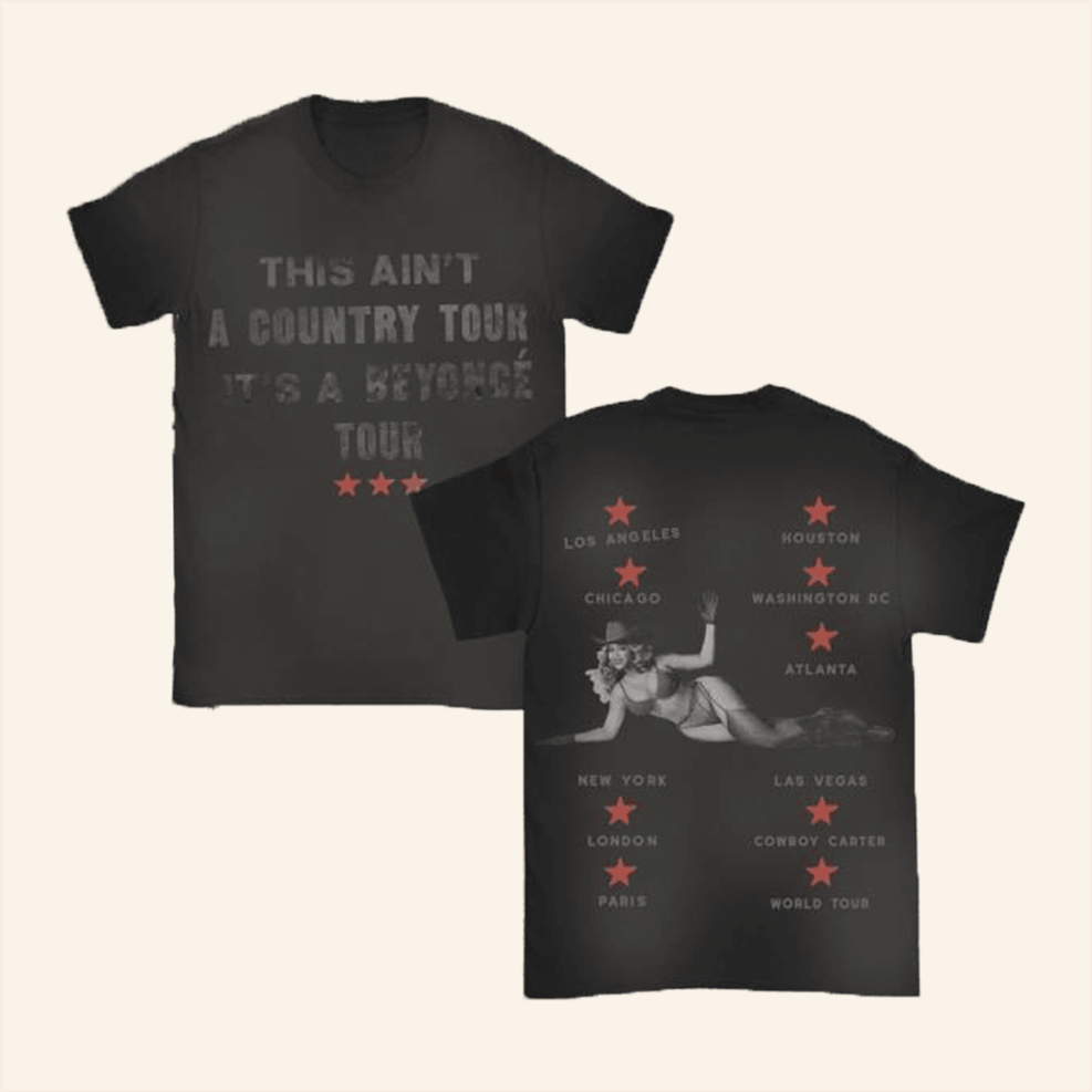 Amen Tour T-Shirt Beyonce Merch Black Gift Ideas For Fans BFF Birthday Gifts Ideas