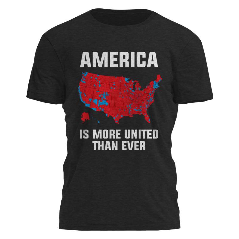 America Is More United Than Ever T-Shirt USA Patriotic Shirts Gifts For Papa