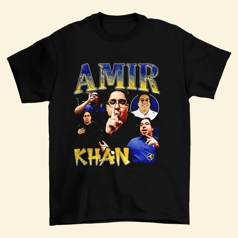 Amir Aura T-Shirt Amir Khan Merch Fathers Day Gifts For Husband Birthday Birthday Gift Ideas