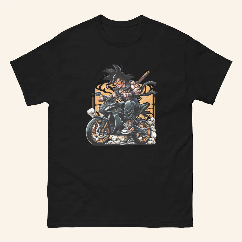 anddesign Merch Biker Goku Shirt Wilsonsmerch Gifts For Boyfriend Birthday Gift Ideas