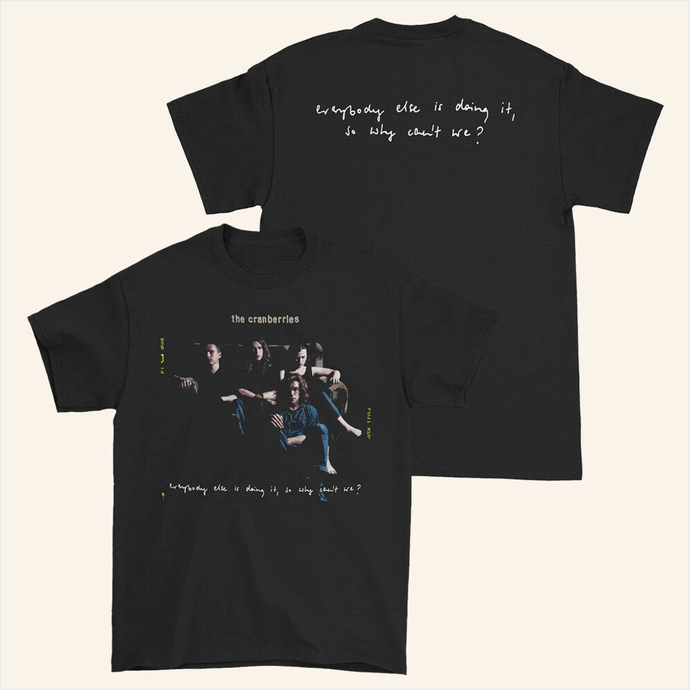andise Merch The Cranberries Everybody Else Is Doing It Black Vintage T-Shirt Official Merch