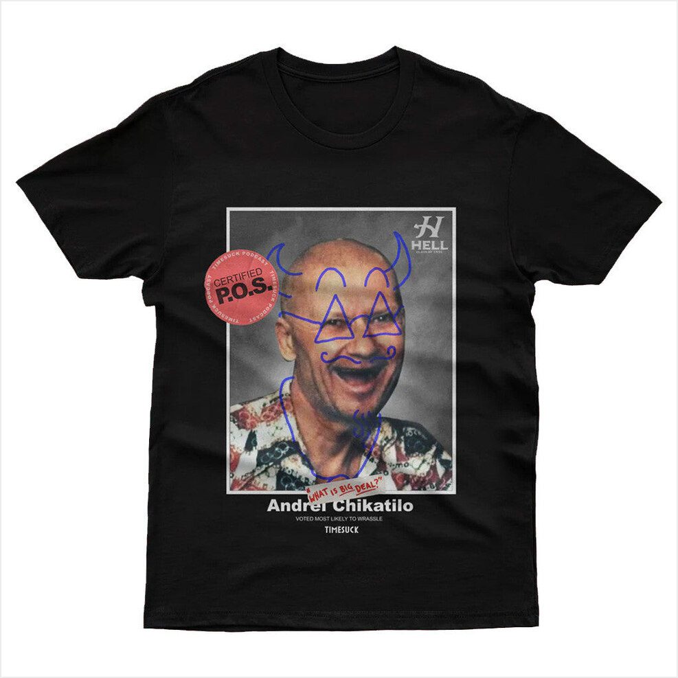 Andrei Chikatilo Yearbook T-Shirt Bad Magic Merch Black Birthday Gifts For Friends