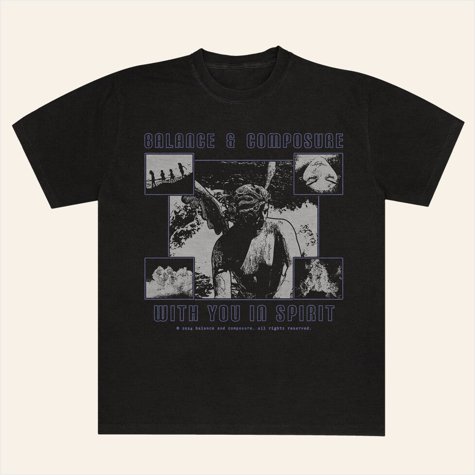 Angel Black T-Shirt Balance And Comp Band Merch Birthday Gifts For Dad BFF Gifts Ideas