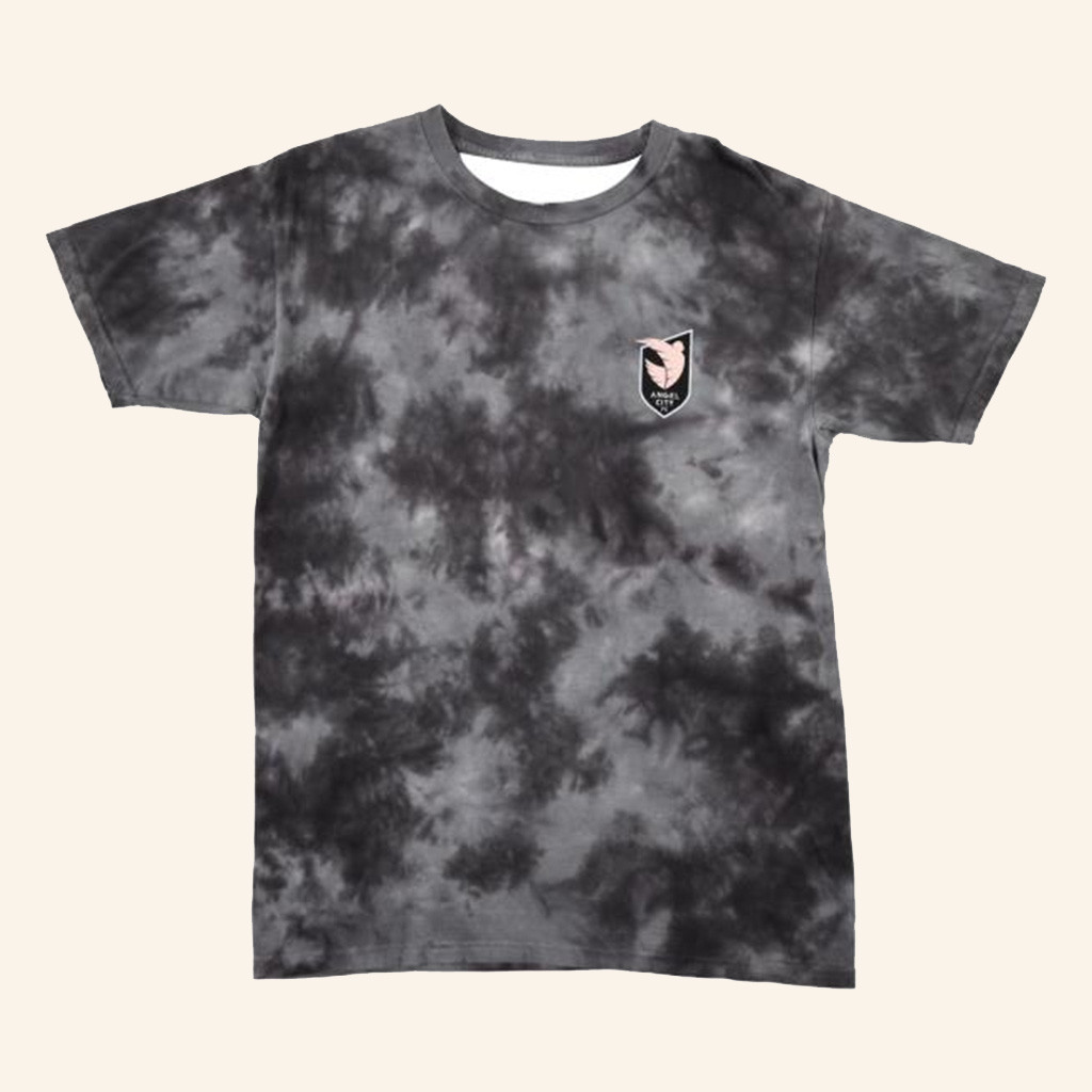 Angel City Merch Acfc X Tie Dye Unisex Black T-Shirt Gifts For Friends