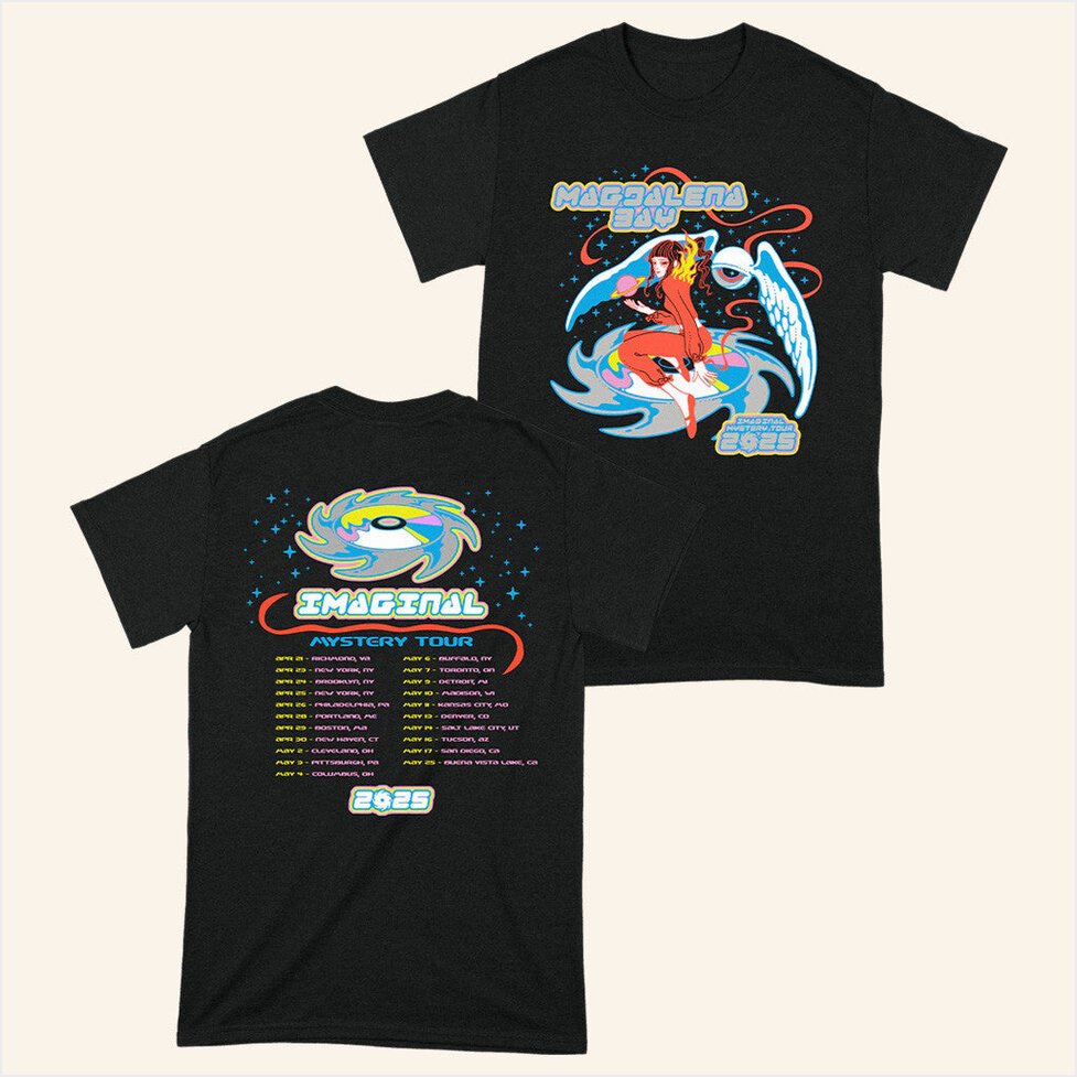 Angel Imaginal Mystery Tour 2025 T-Shirt Magdalena Bay Merch Gifts For Fans Gifts For Best Friend