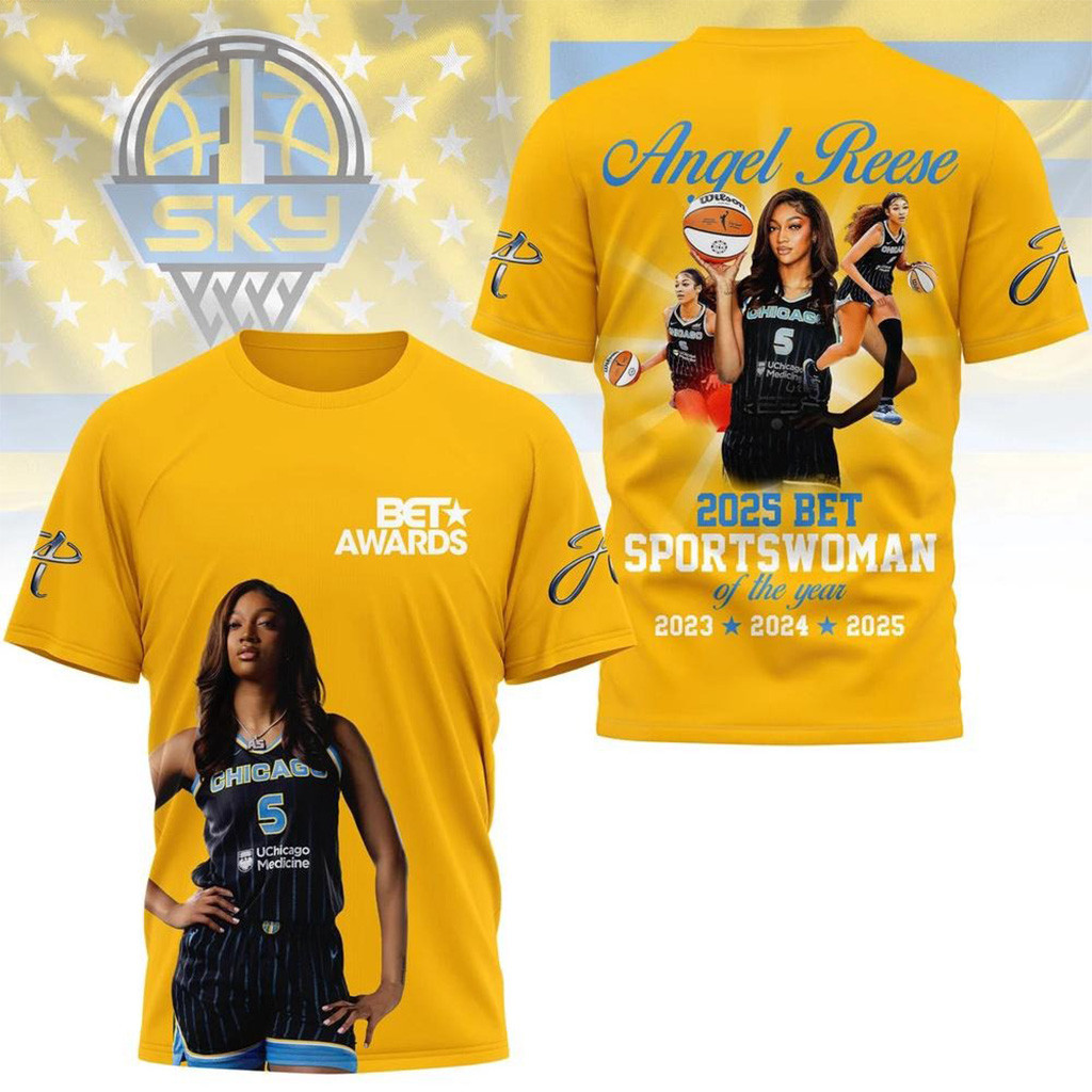 Angel Reese 2025 Bet Sportswoman Of The Year Shirt Gifts For Basketball Fan