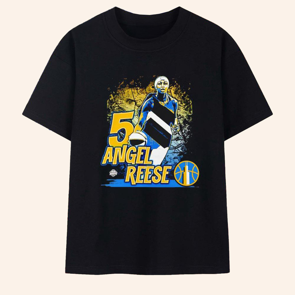 Angel Reese Chicago Sky Run It Graphic T-Shirt Fan Merch Gifts For Husband