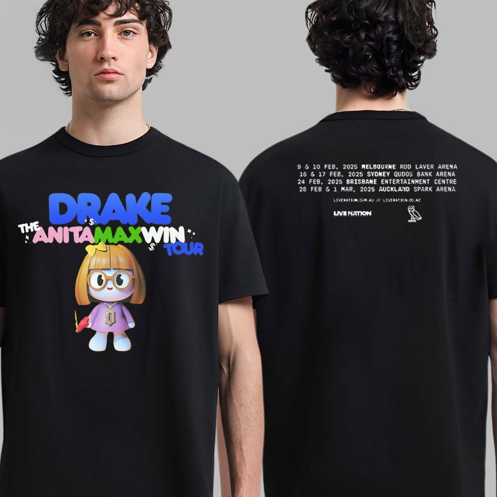 Anita Max Win Tour Merch Drake The Anita Max Win Tour 2025 T-Shirt Gifts For Fan