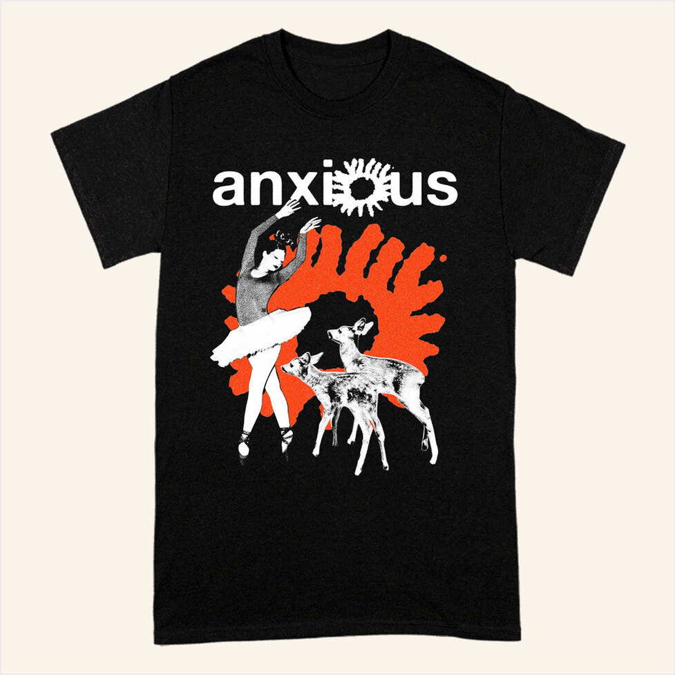 Anxious Bambi T-Shirt Imprint Merch Best Birthday Gifts For Husband BFF Gifts