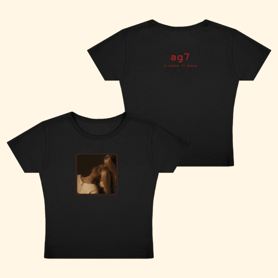 Ariana Ag7 Cropped T-Shirt Ariana Merch Birthday Gifts For Music Fans Anniversary Gifts For Men