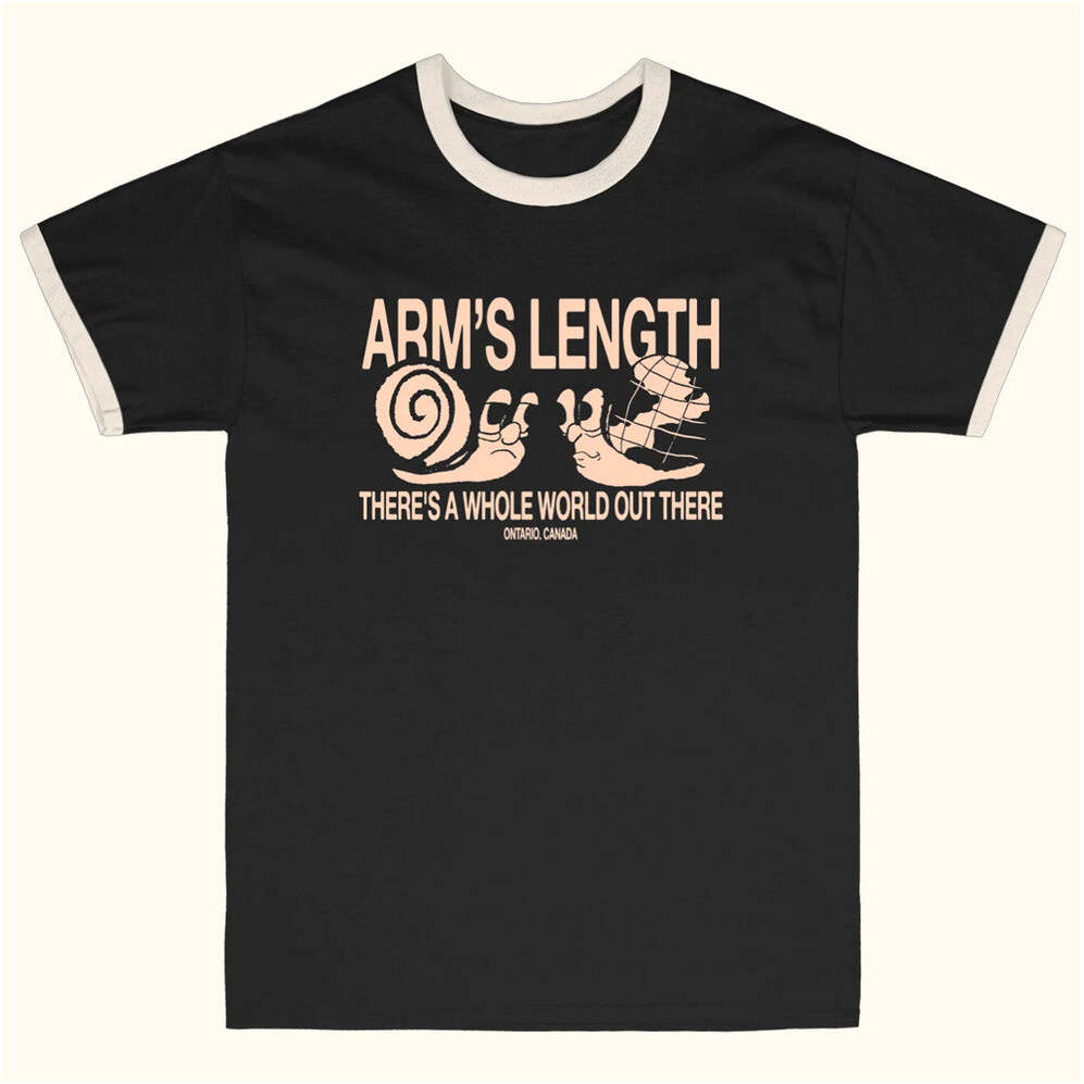 Arms Length Merch Snail Ringer T-Shirt Gifts For Husband Birthday Gifts For Fans