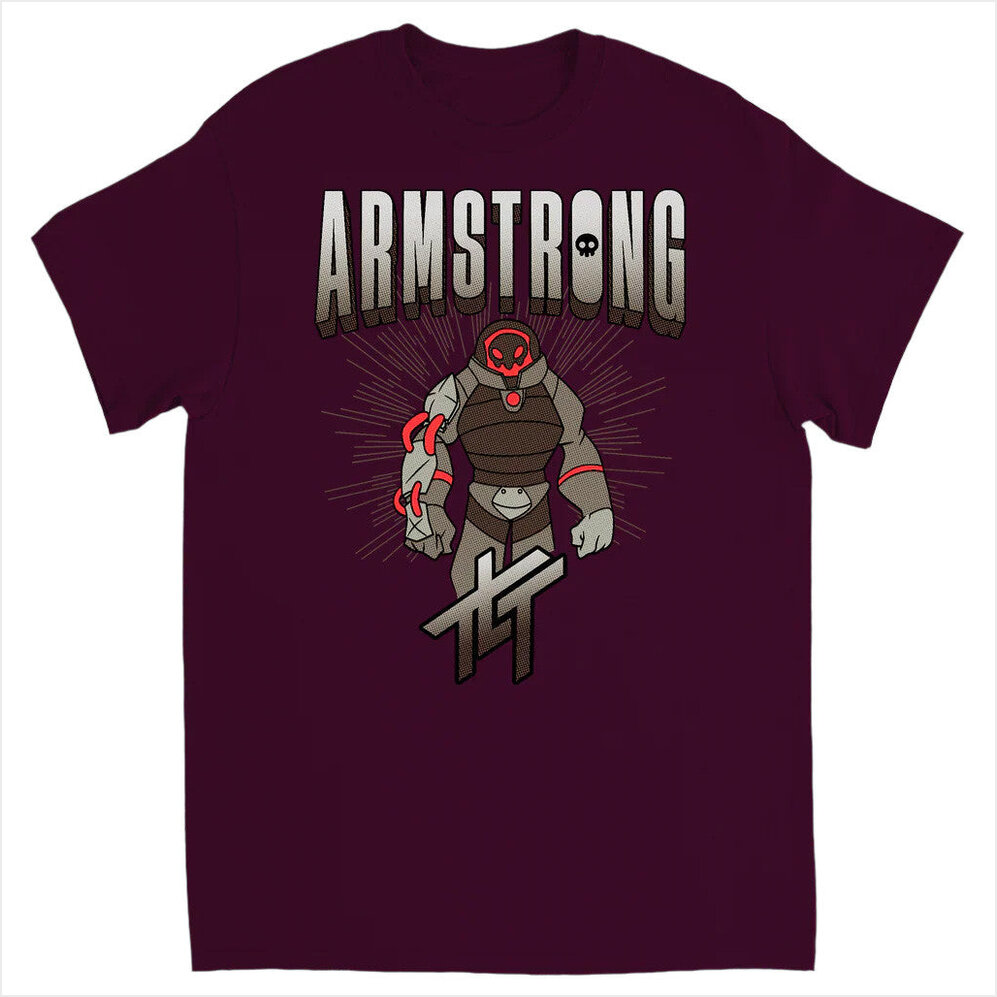 Armstrong Maroon T-Shirt The Living Tombstone Merch BFF Birthday Gifts Christmas Presents