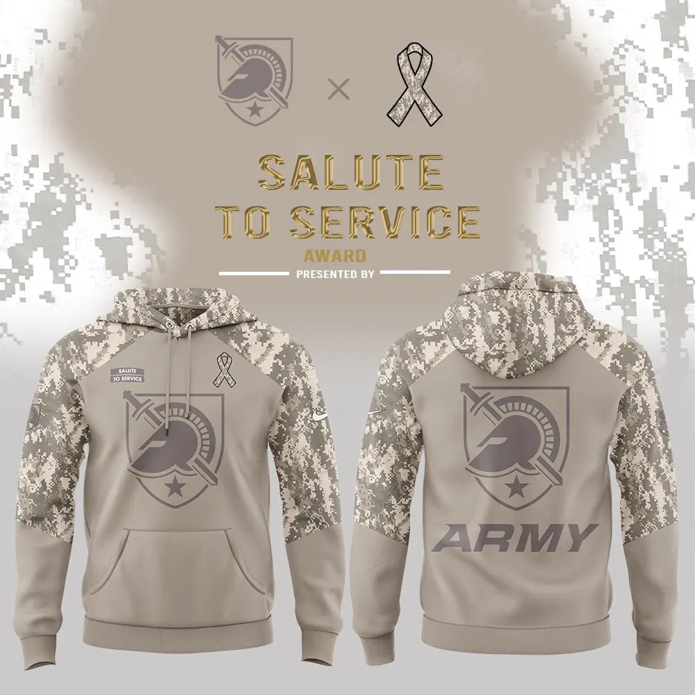 Army Black Knights Football Salute To Service Hoodie