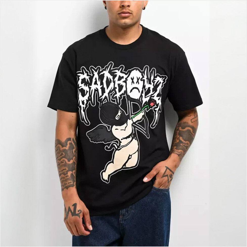 Arrow Black T-Shirt Junior H Sad Boyz Merch Birthday Gifts For Brother Gifts For BFF