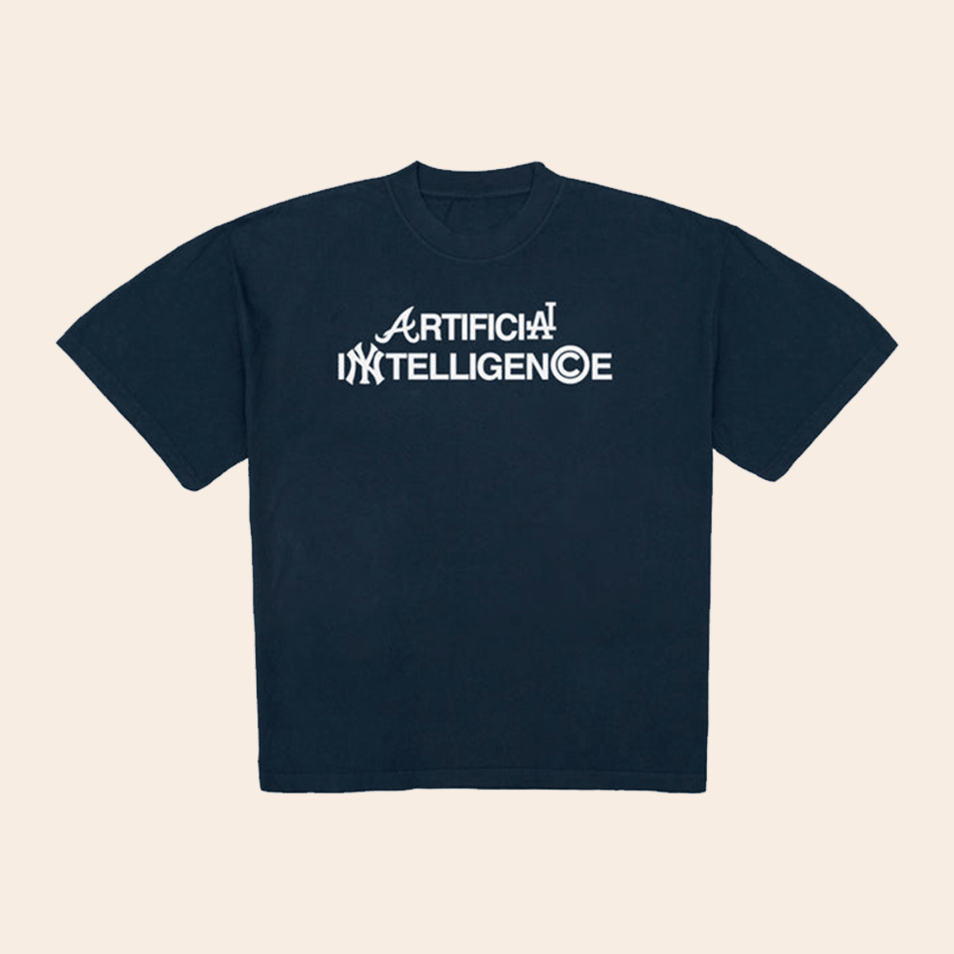 Artificial Intelligence Shirt Navy T-Shirt Birthday Gifts For Girlfriend Best Friend Gifts
