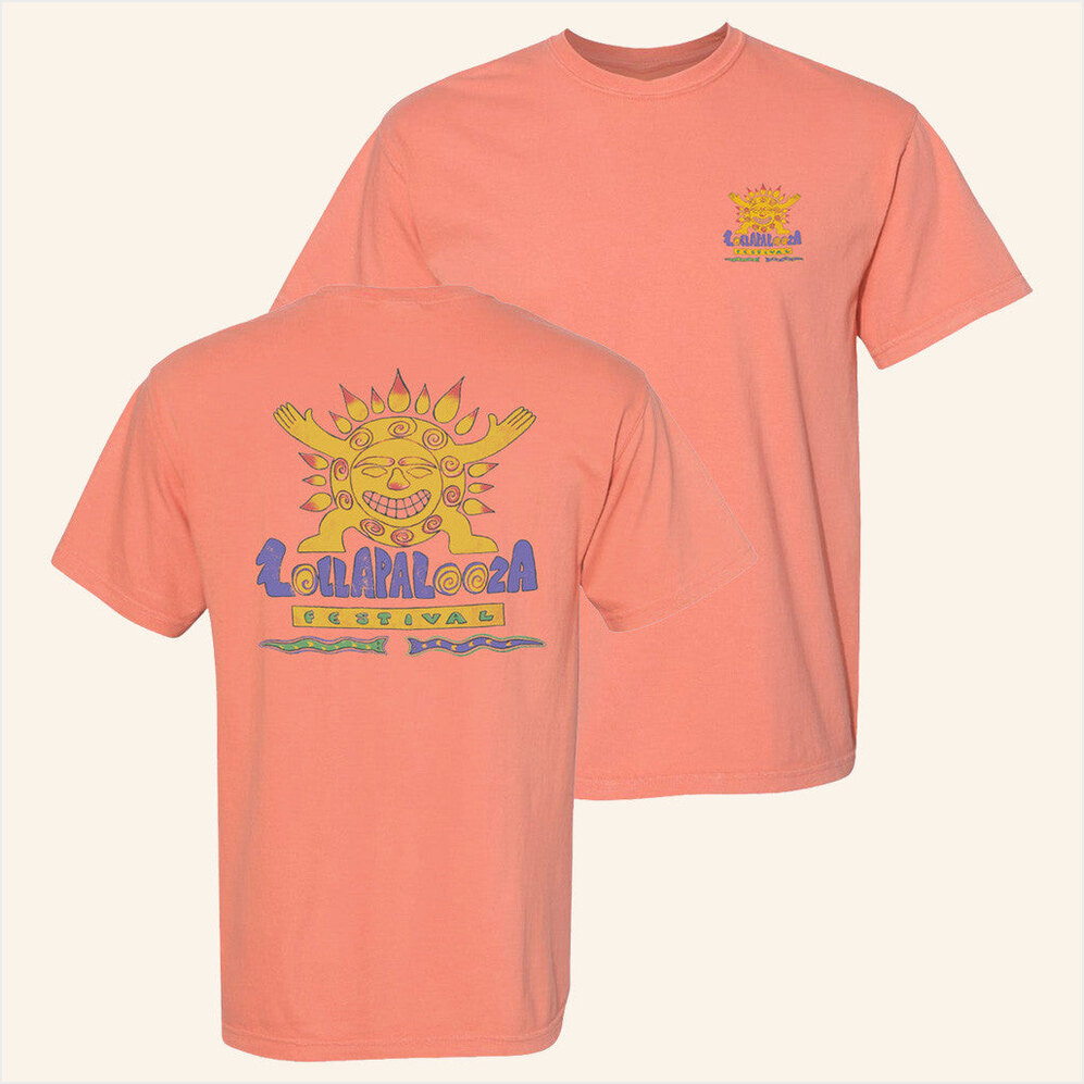 Artist 2025 Sunburst T-Shirt Lollapalooza Merch Best Birthday Gifts For Friends