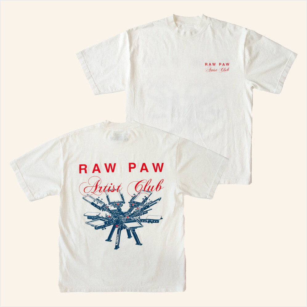 Artist Club Press Shirt Rawpaw Merch Presents For Boyfriend BFF Birthday Gifts