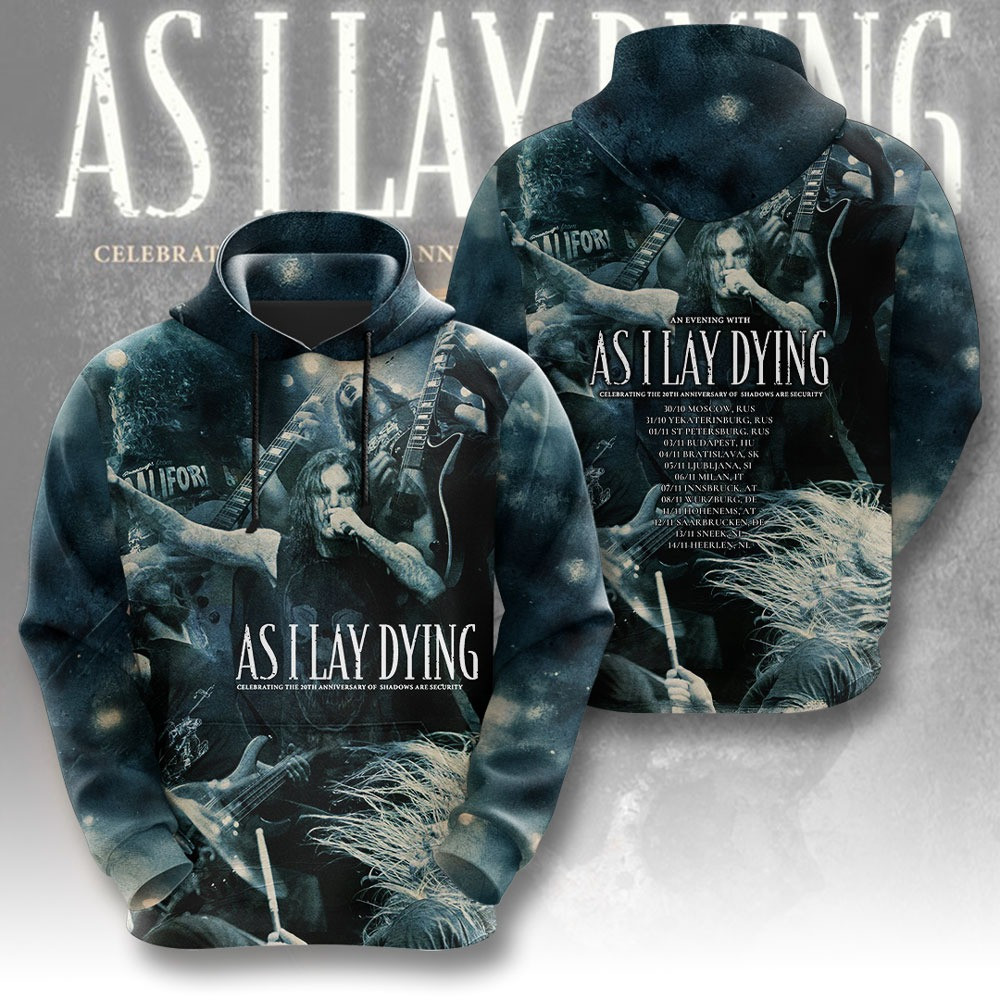 As I Lay Dying All Over Print Hoodie Gift For Fans