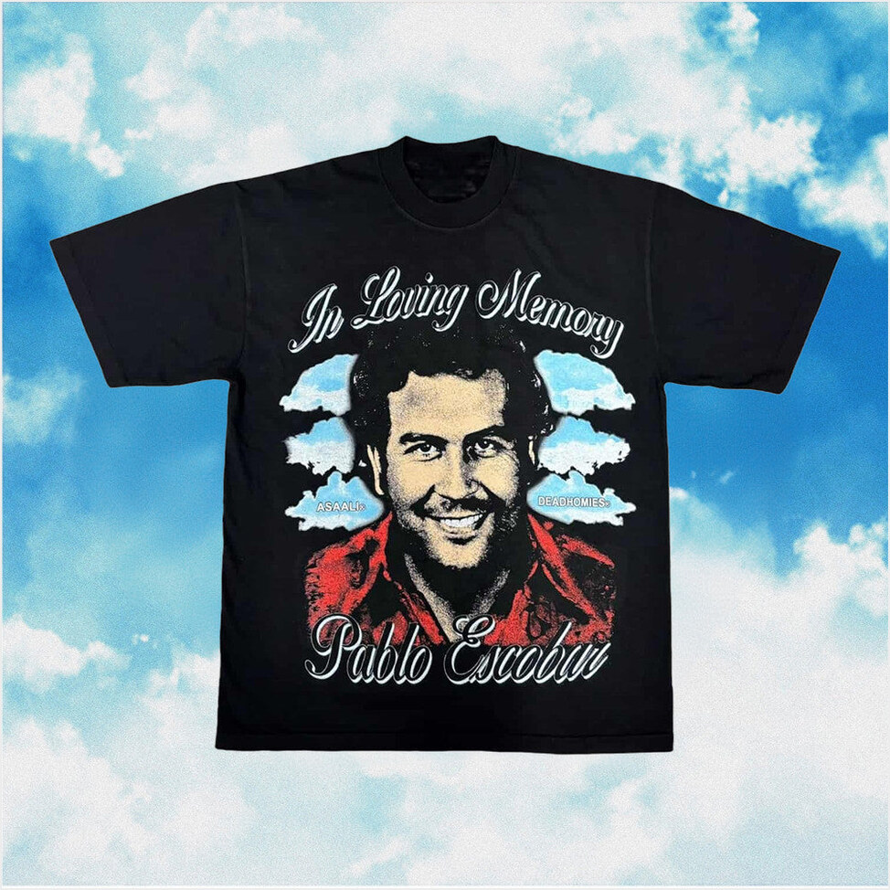 Asaali Deadhomie$ RIP Pablo T-Shirt In Loving Memory Pablo Escobar Shirt Birthday Gifts For Fan