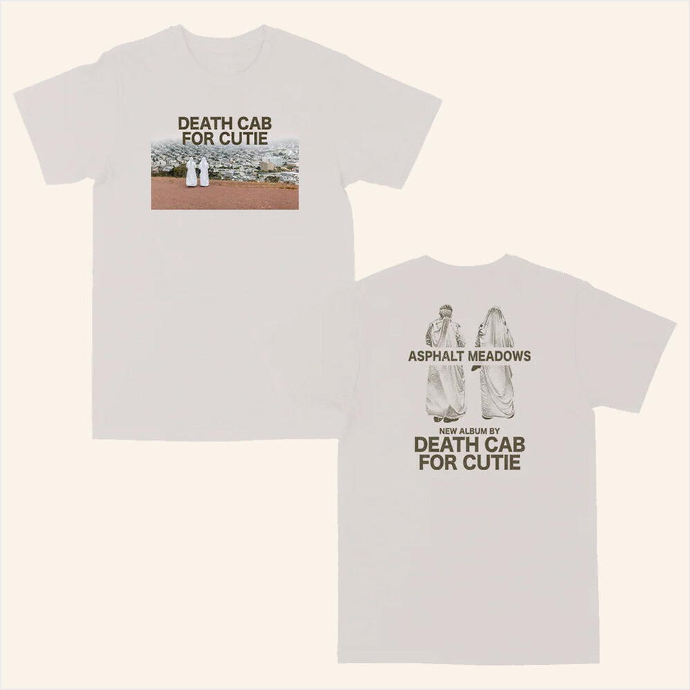 Asphalt Meadows Album T-Shirt Death Cab For Cutie Merch Gifts For Fans Gifts For Besties