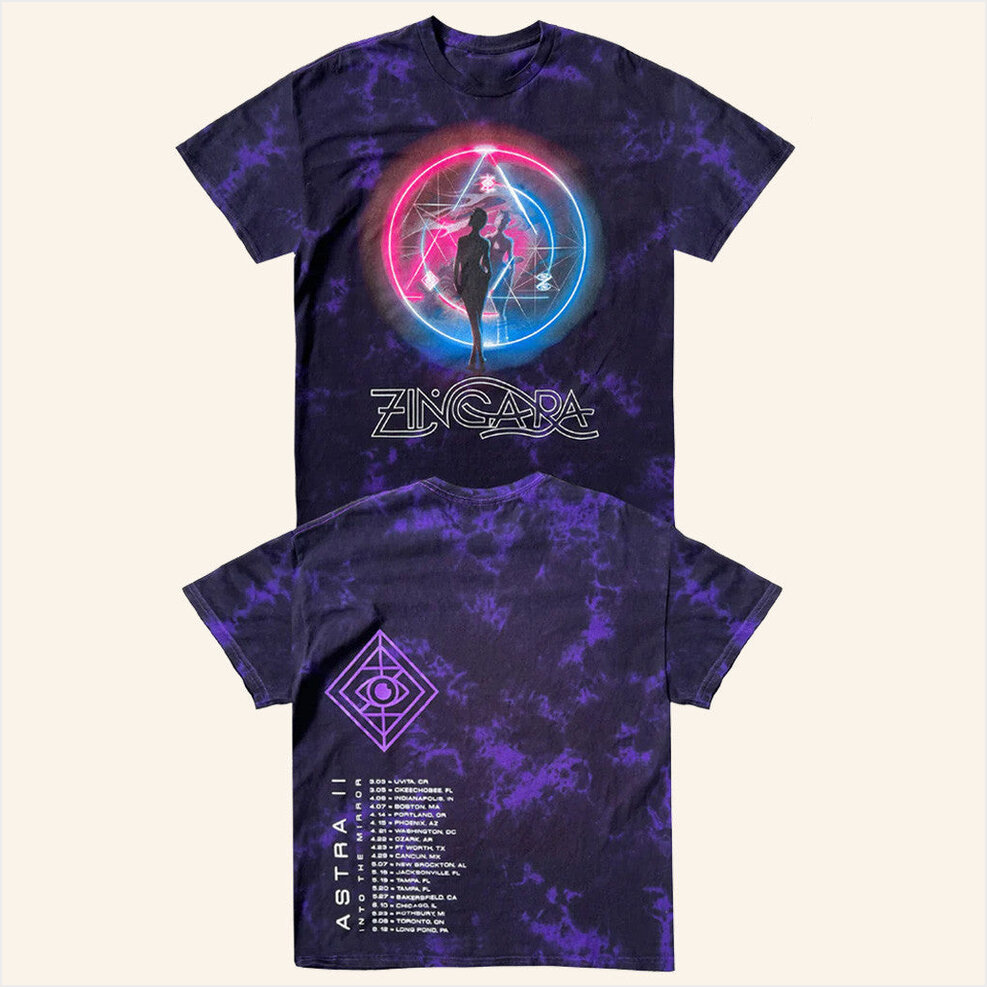 Astra II Tie Dye Tour T-Shirt Zingara Merch Best Birthday Gifts For Besties Christmas Presents