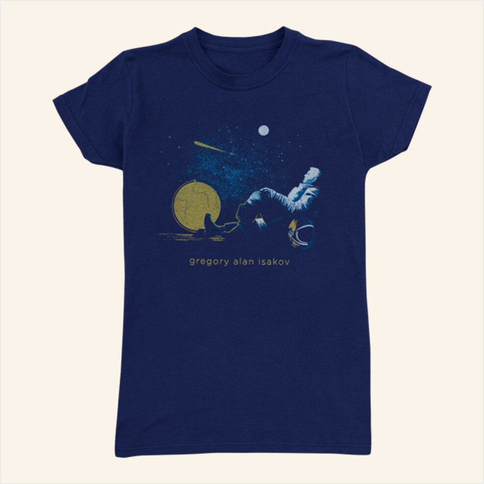 Astronaut Ladies T-Shirt Gregory Alan Isakov Merch Gift Ideas For Mom Birthday Gifts For Besties