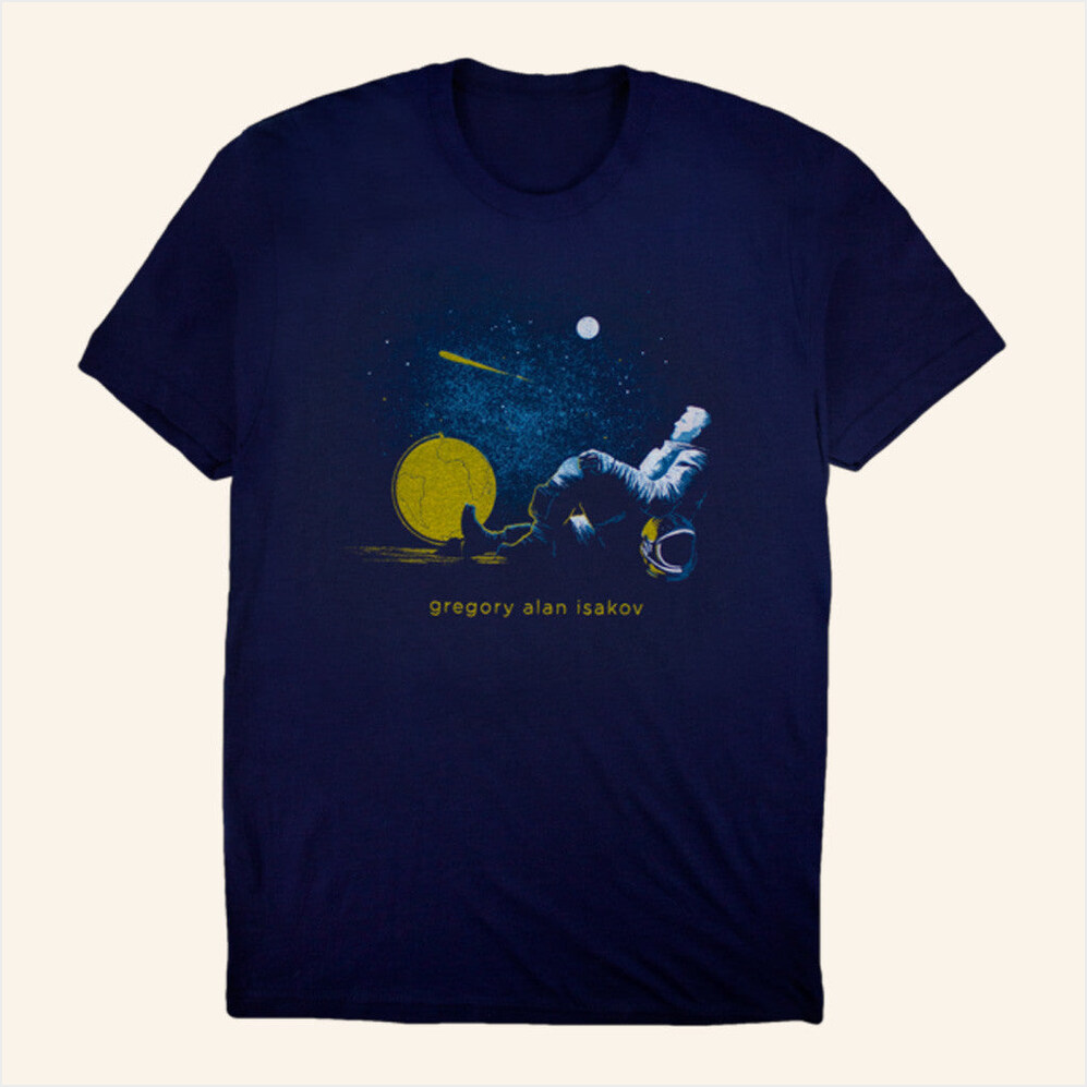 Astronaut T-Shirt Gregory Alan Isakov Merch Gift Ideas For Dad Best Friend Birthday Gifts