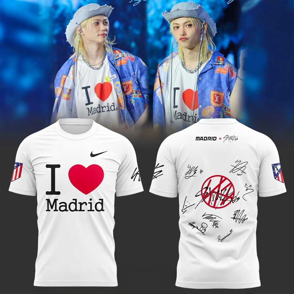 Ate Love Madrid Signature T-Shirt Fan Merch Gifts For Girlfriend