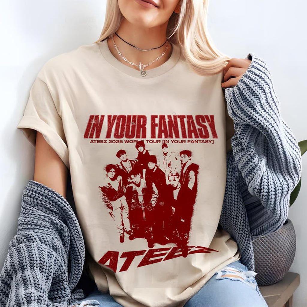 Ateez 2025 World Tour in Your Fantasy Shirt ATEEZ Golden Hour Part 2 Ateez Shirt Ateez World