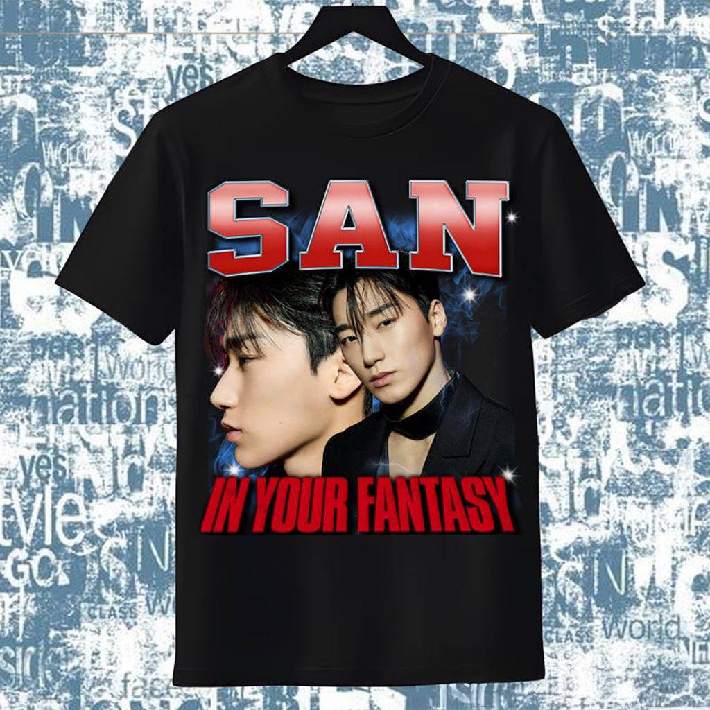 Ateez San Shirt, Ateez 2025 World Tour in Your Fantasy Tshirt, ATEEZ Golden Hour Part