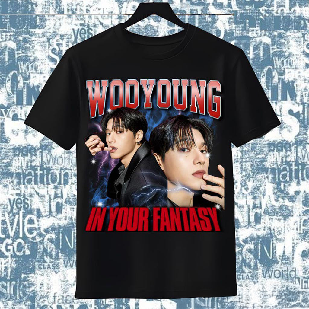 Ateez Wooyoung Shirt, Ateez 2025 World Tour in Your Fantasy Tshirt, Ateez World Tour 2025