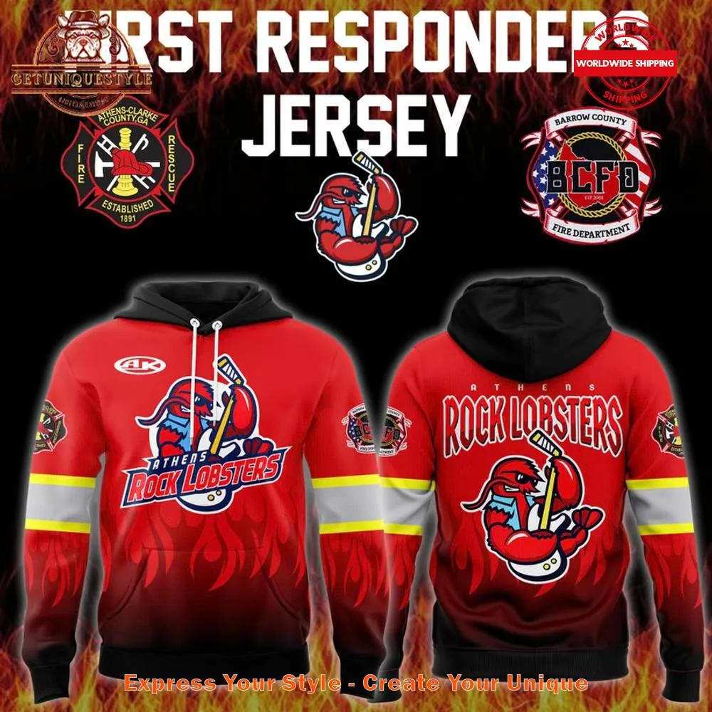 Athens Rock Lobsters First Responders 2025 Hoodie