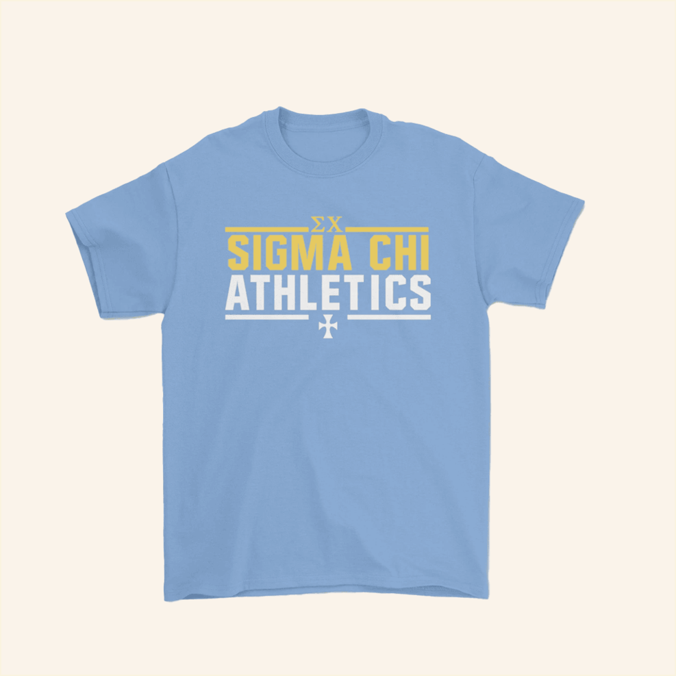 Athletics T-Shirt Sigma Chi Merch Birthday Gift Ideas Christmas Presents