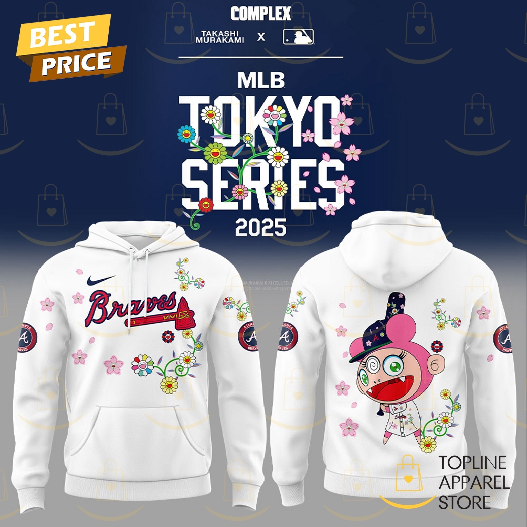 Atlanta Braves Takashi Murakami x MLB World Tour Tokyo Series Hoodie