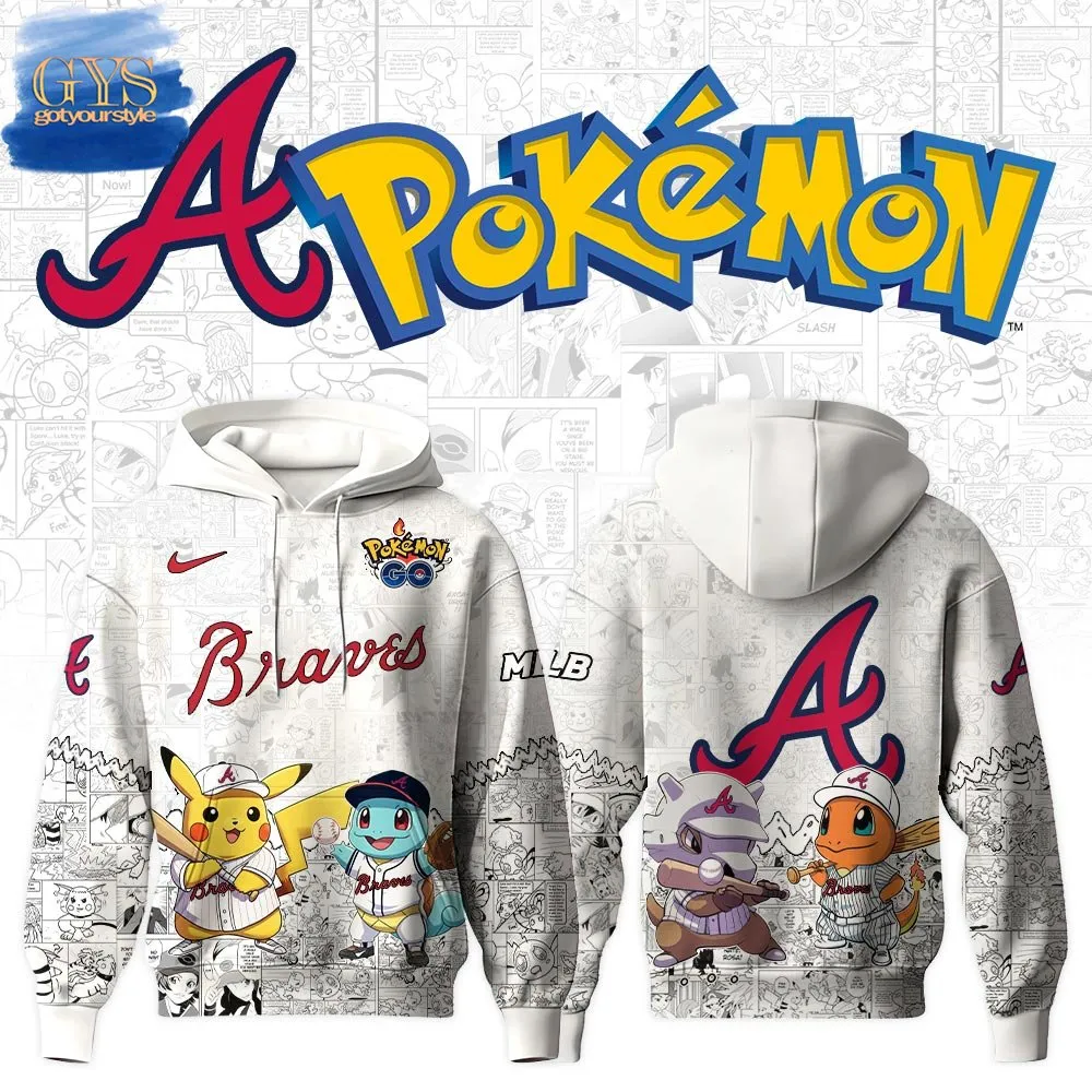Atlanta Braves x Pokemon GO Special Edition Hoodie