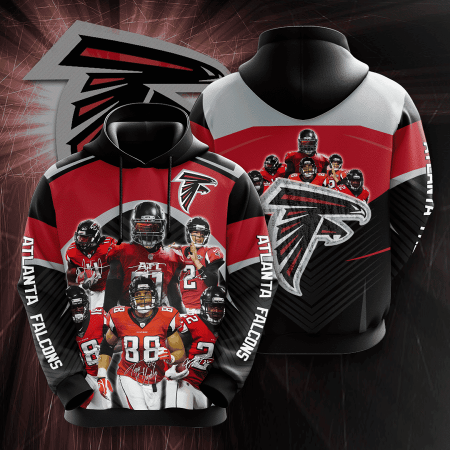Atlanta Falcons All Team Hoodie  Zip Hoodie Version 2854
