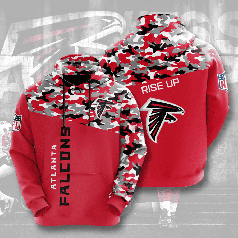 Atlanta Falcons Camo Hoodie  Zip Hoodie Version 2902