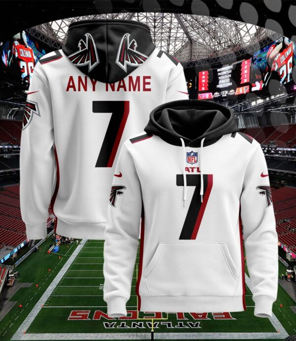 Atlanta Falcons Custom Name And Number 3D Hoodie Version 170
