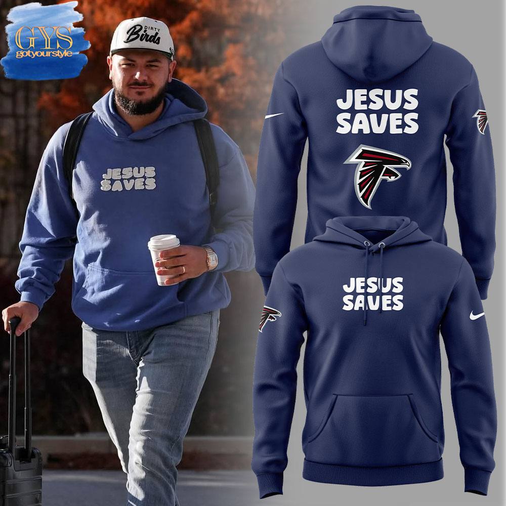 Atlanta Falcons Jesus Saves Limited Edition Hoodie