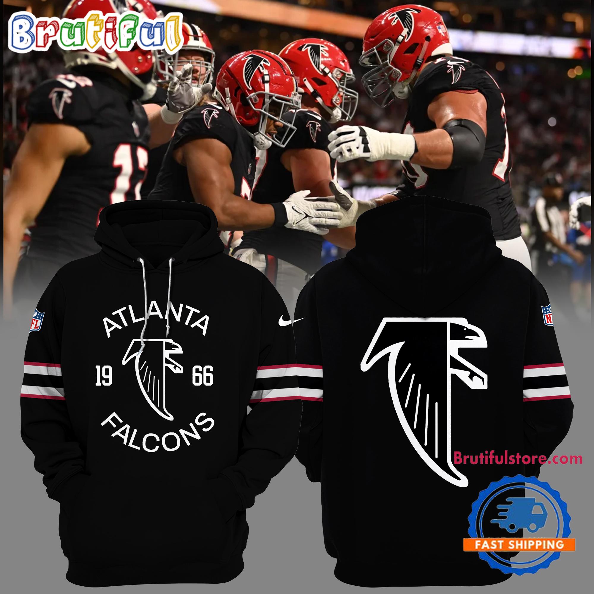 Atlanta Falcons NFL 2024 Throwback Hoodie