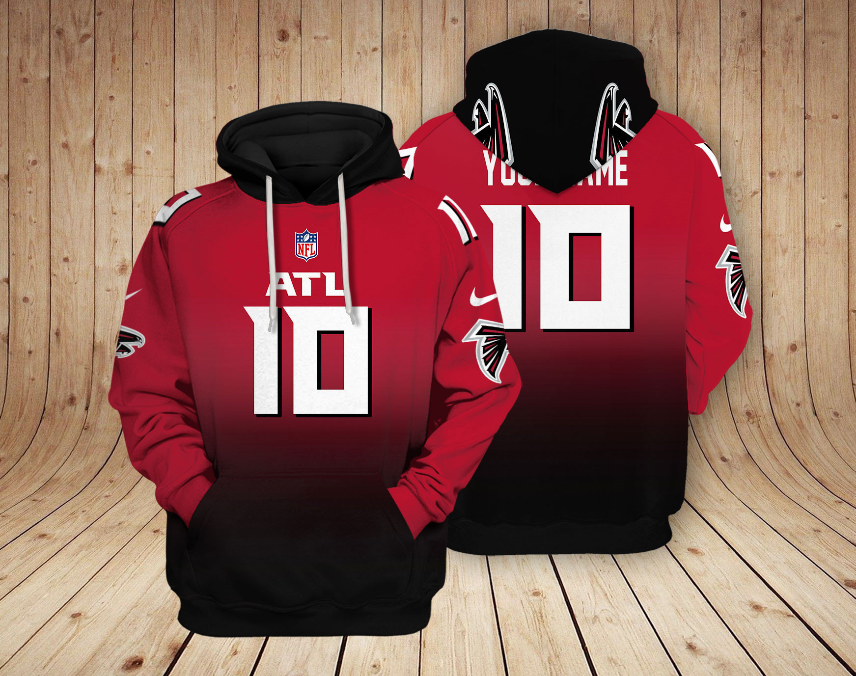 Atlanta Falcons NFL Team 3D Hoodie