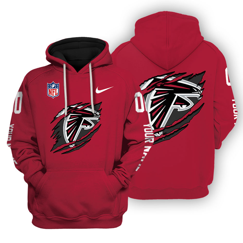 Atlanta Falcons Scratch Logo NFL 3D Hoodie Version 108