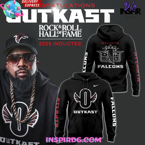 Atlanta Falcons x Outkast x Rock & Roll Hall of Fame Special Hoodie