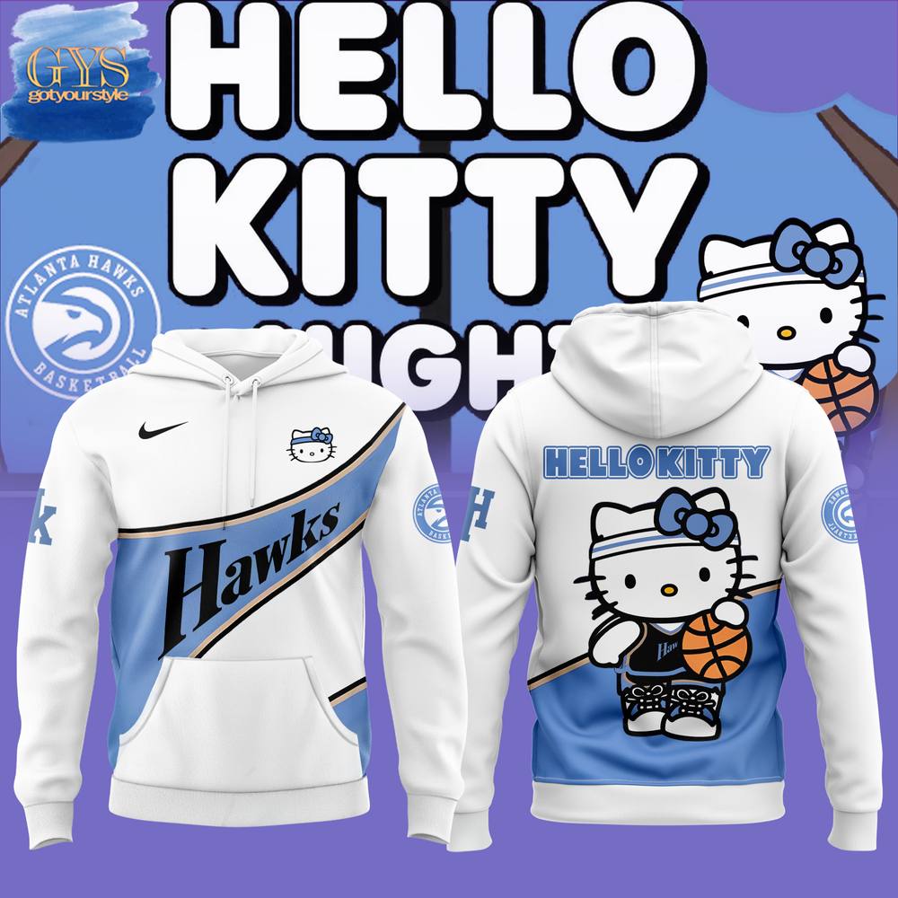 Atlanta Hawks x Hello Kitty 2024 Limited Edition Hoodie