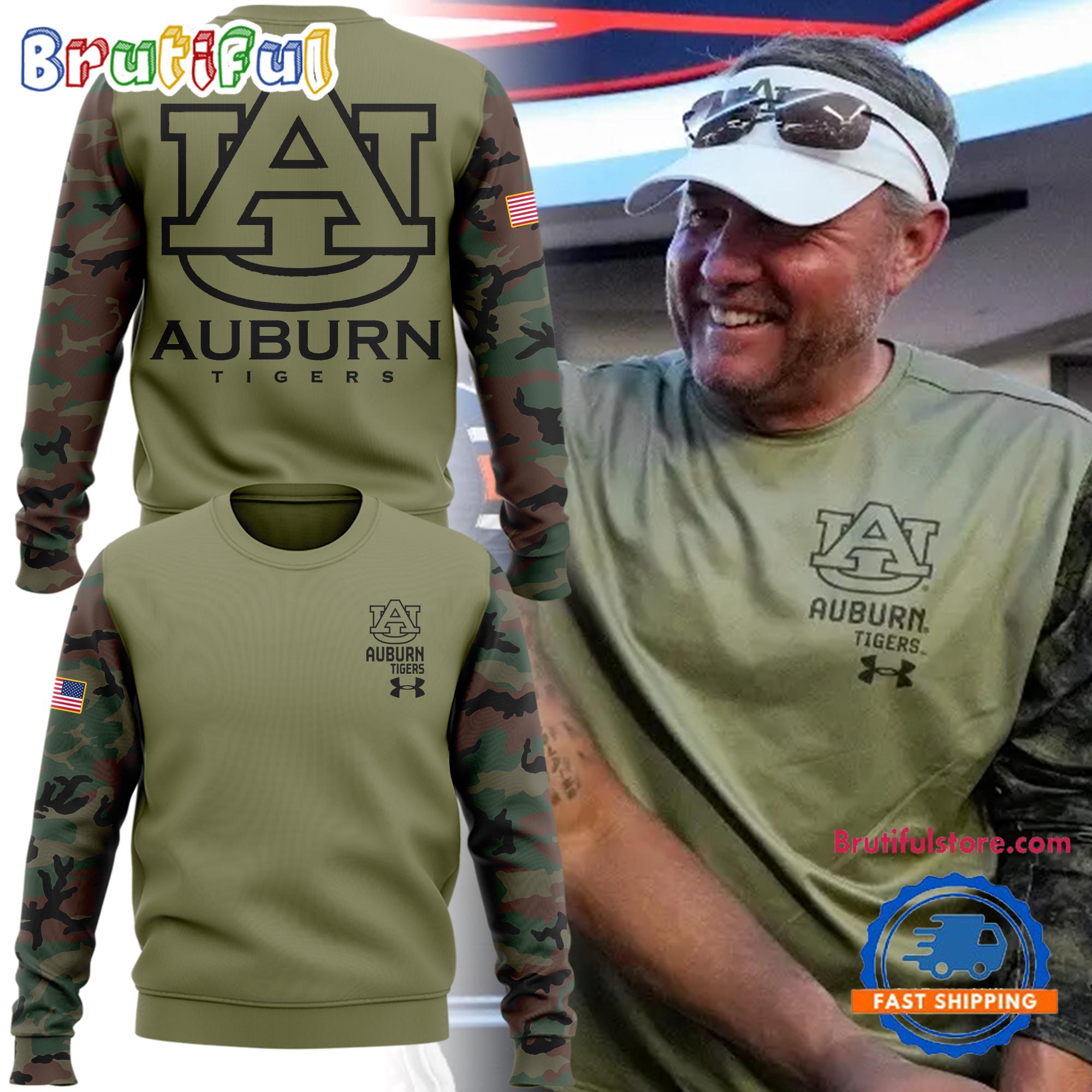 Auburn Tigers Football 2024 Military Appreciation Limited Edition Sweatshirt
