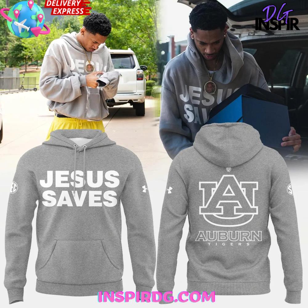 Auburn Tigers Jesus Saves Special Edition Hoodie