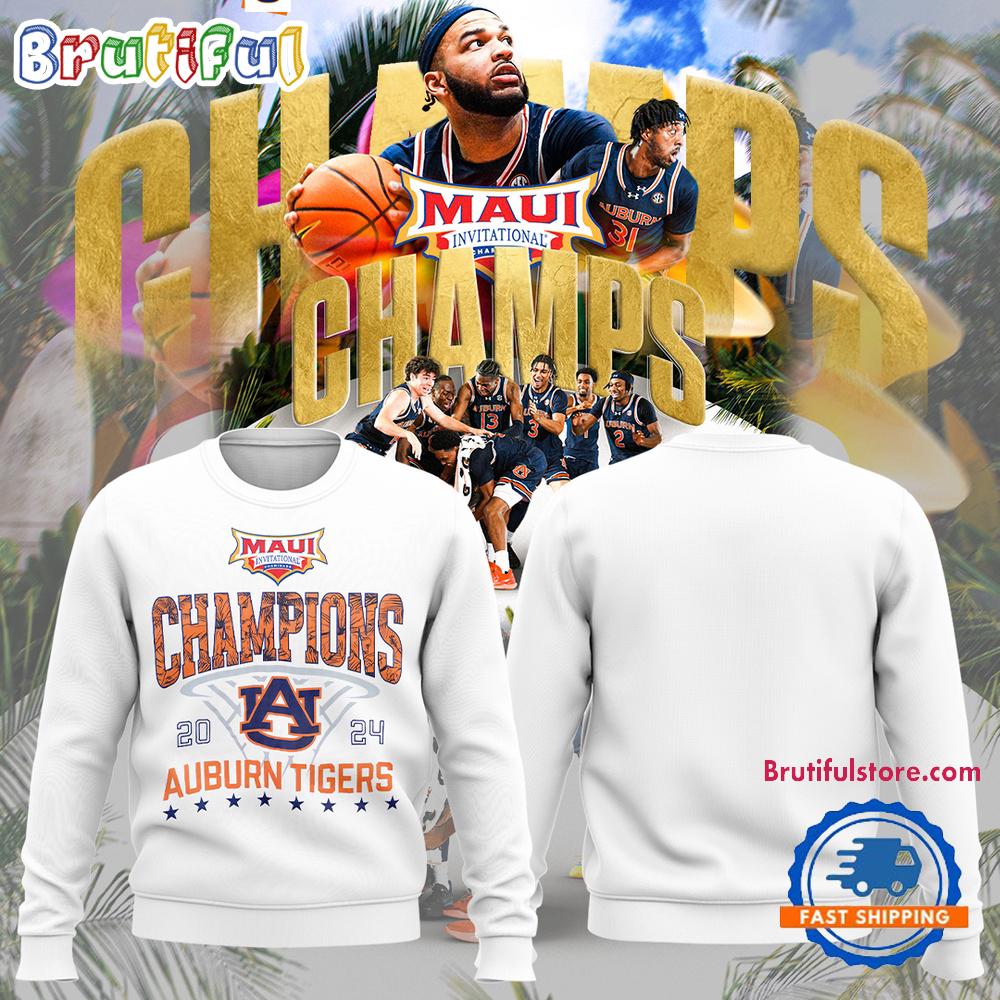 Auburn Tigers Mens Basketball 2024 Champions Limited Edition Sweatshirt